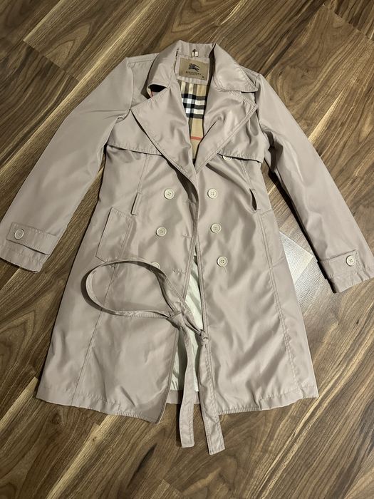 Płaszcz trench Burberry beżowy M damski
