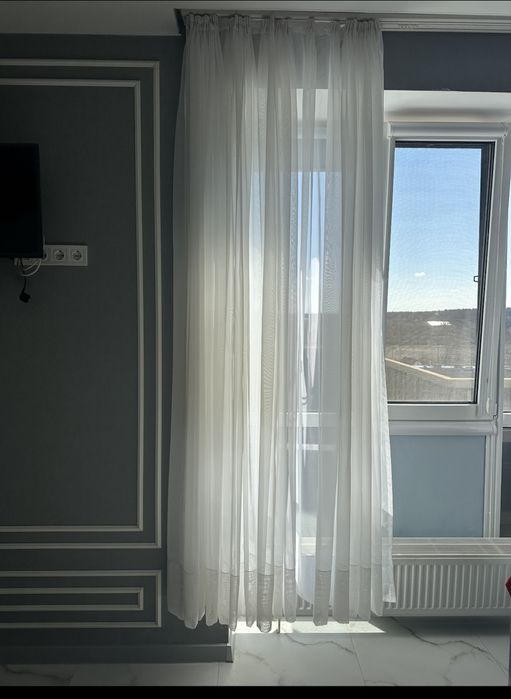 Итальянск. Гардины Garden Tulle бел.в.2.40 м ш.12 .20м