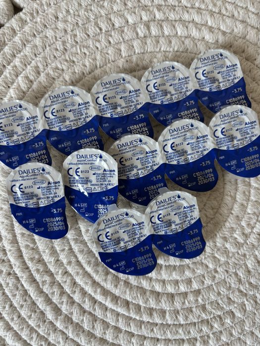 Soczekwi kotnaktowe Dailies AquaCimfort Plus -3,75