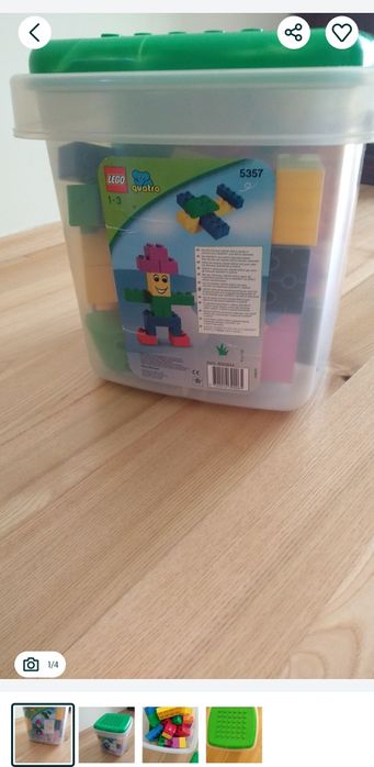 Lego quatro dla najmlodszych