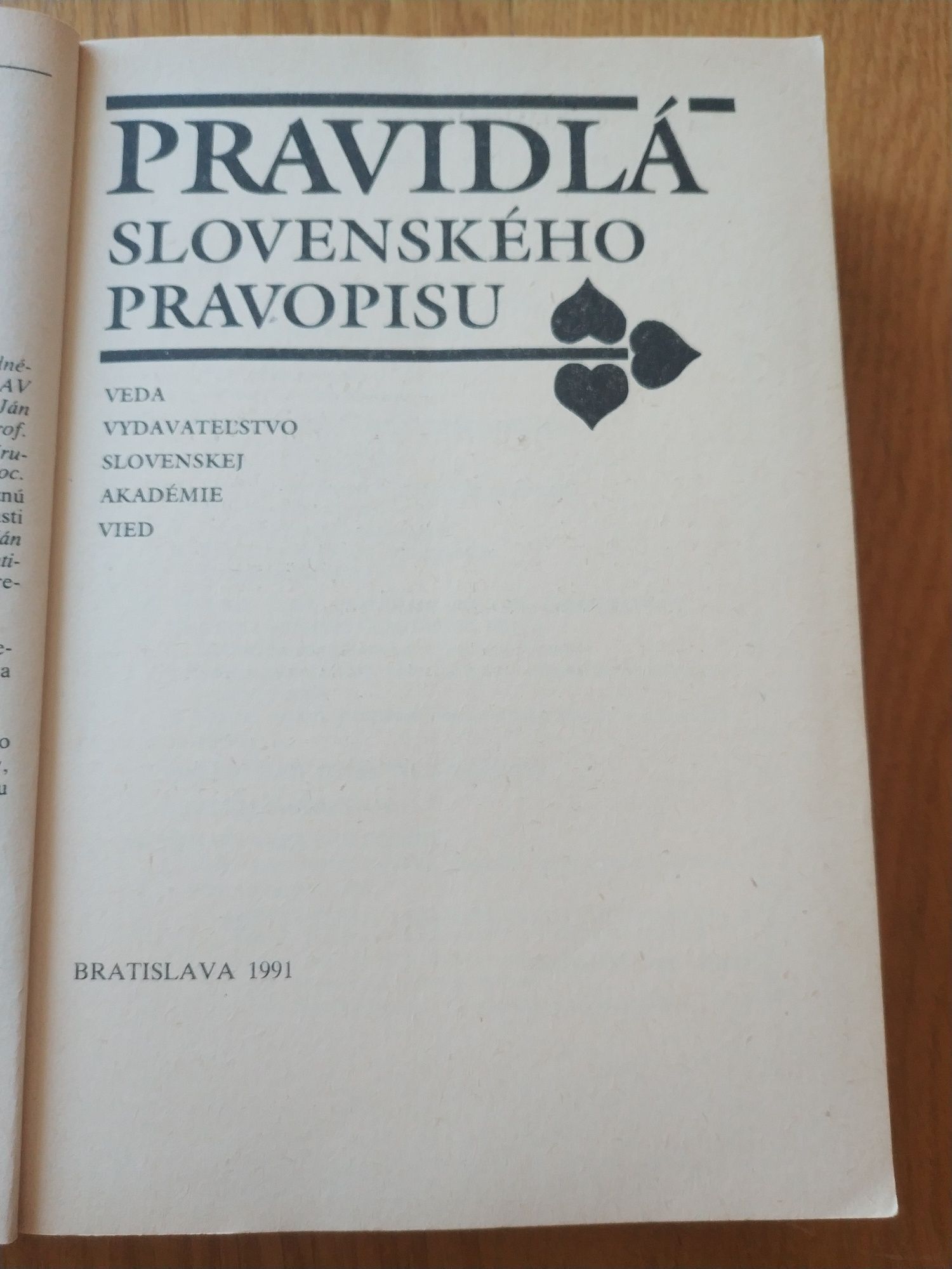 Pravidlá slovenského pravopisu - język słowacki