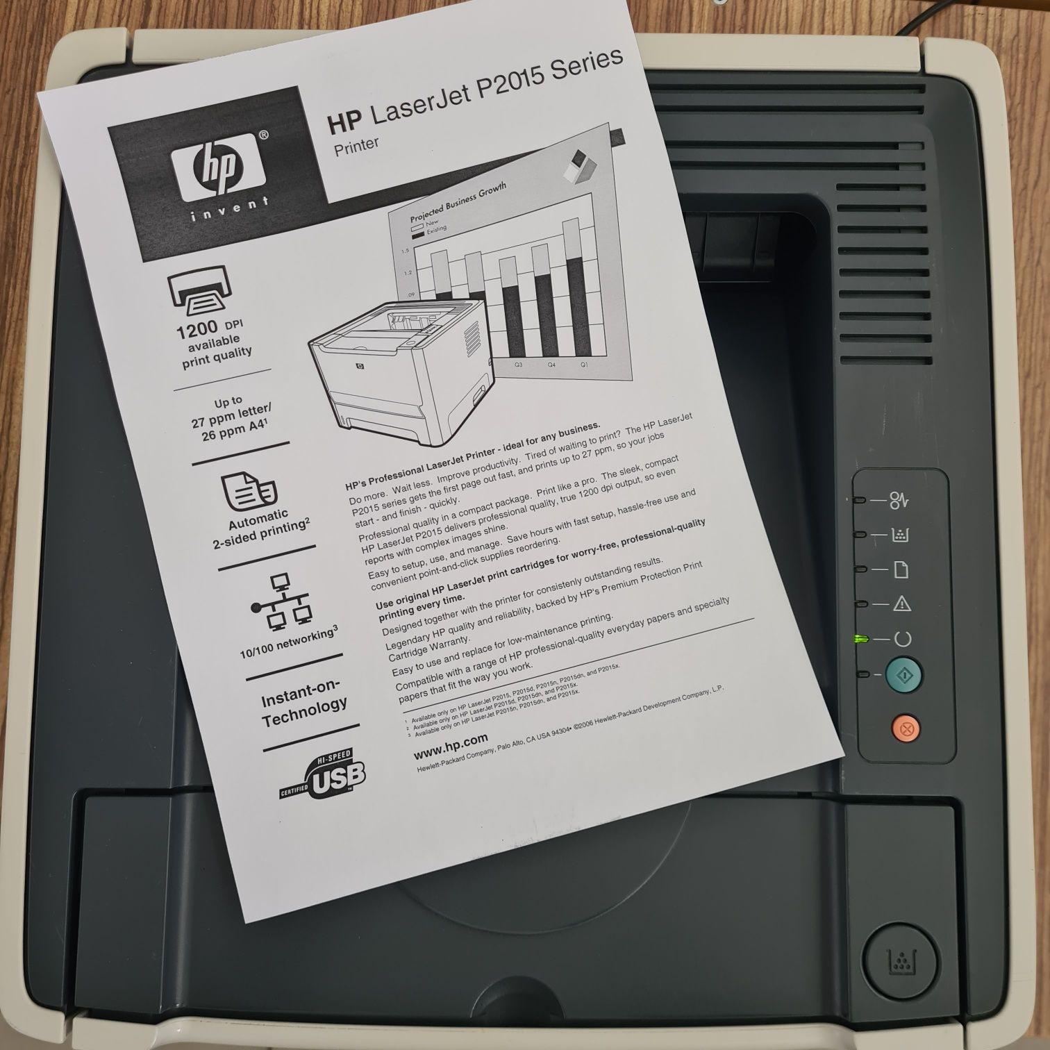 HP LaserJet P2015. Лазерный принтер. ГАРАНТИЯ