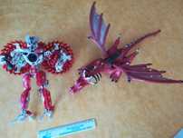 Dragão Megabloks e Robot articulado