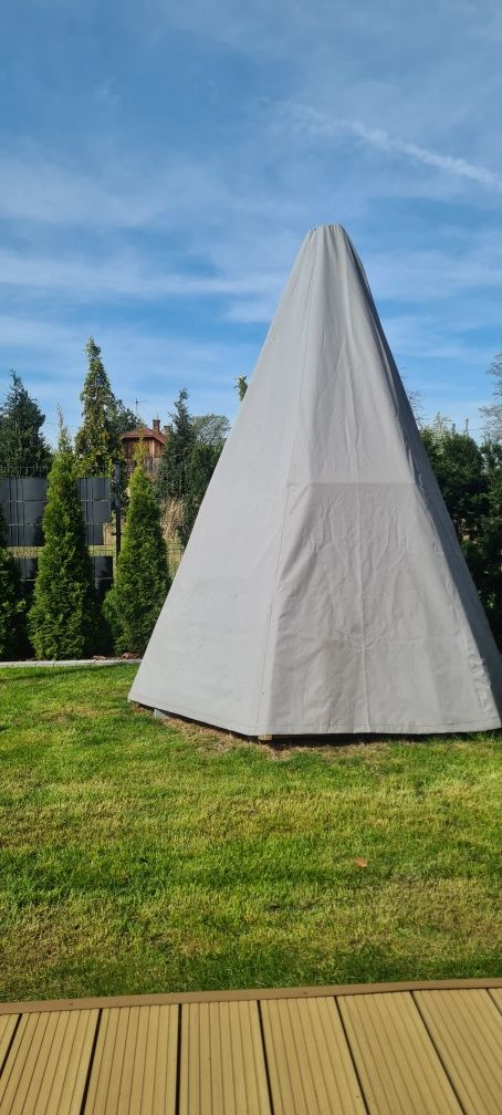 Tipi ogrodowe, namiot indiański, domek ogrodowy, drewniany