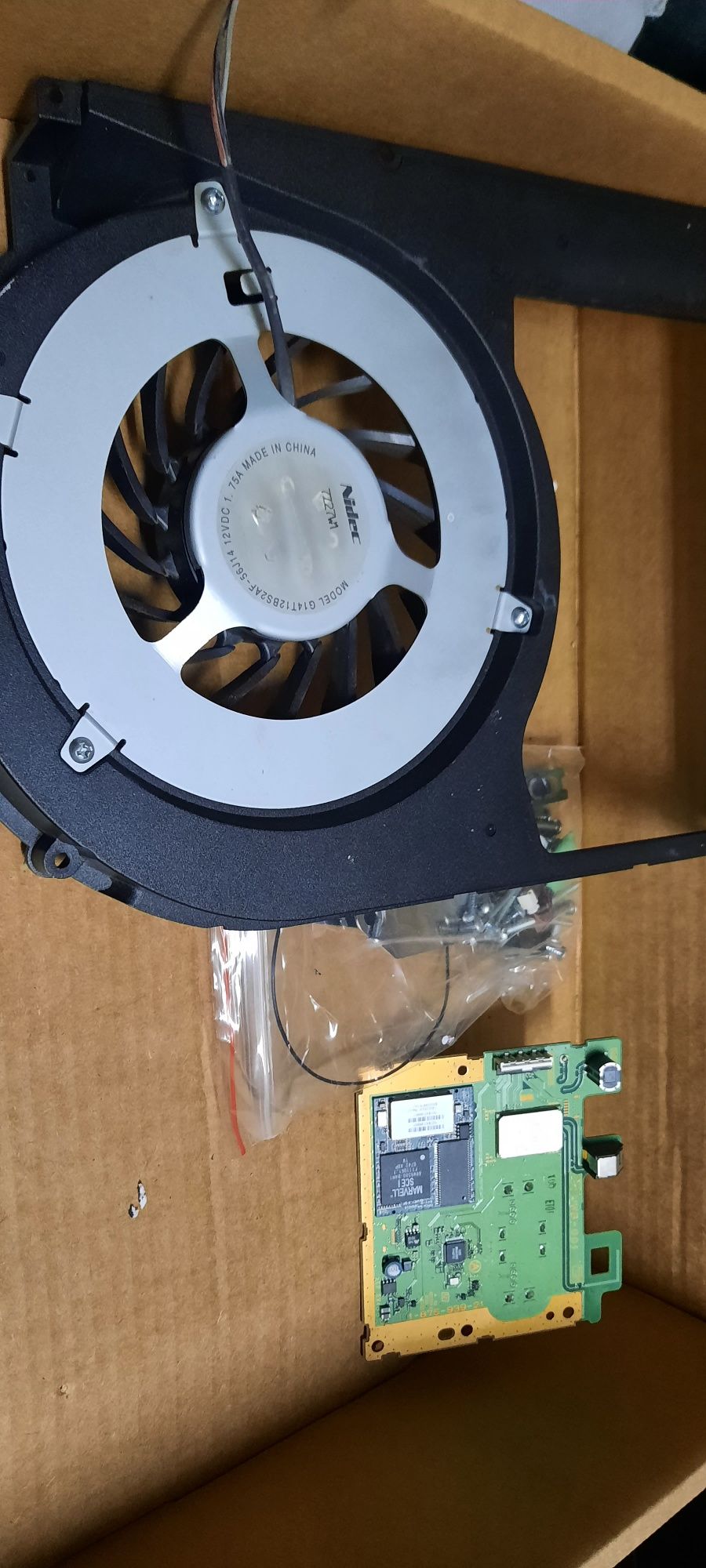 Material ps3 (fonte, drive, ventoinha)