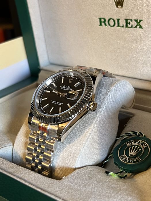 Rolex Oyster Perpetual Datejust Silver/Black