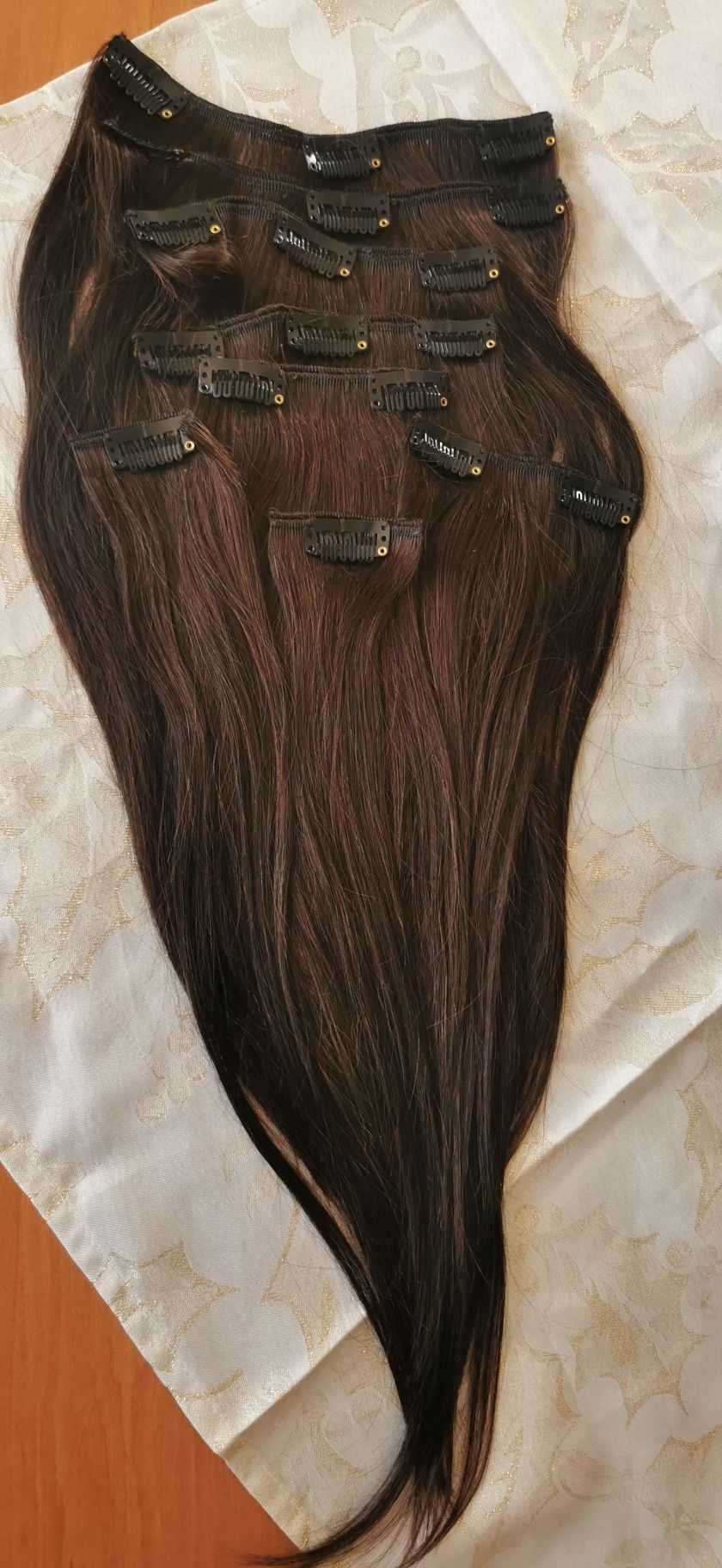 Włosy naturalne clip in 45cm