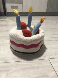 Urodzinowa czapka, tort, przebranie, 3 urodziny