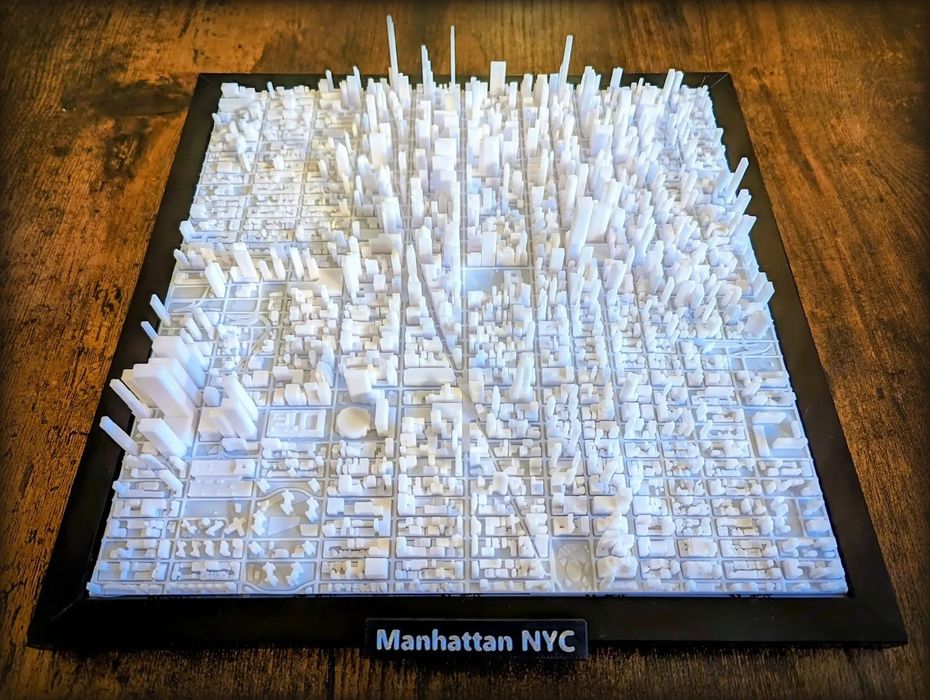 Miniatura 3D de Manhattan, Nova Iorque - Versão Grande