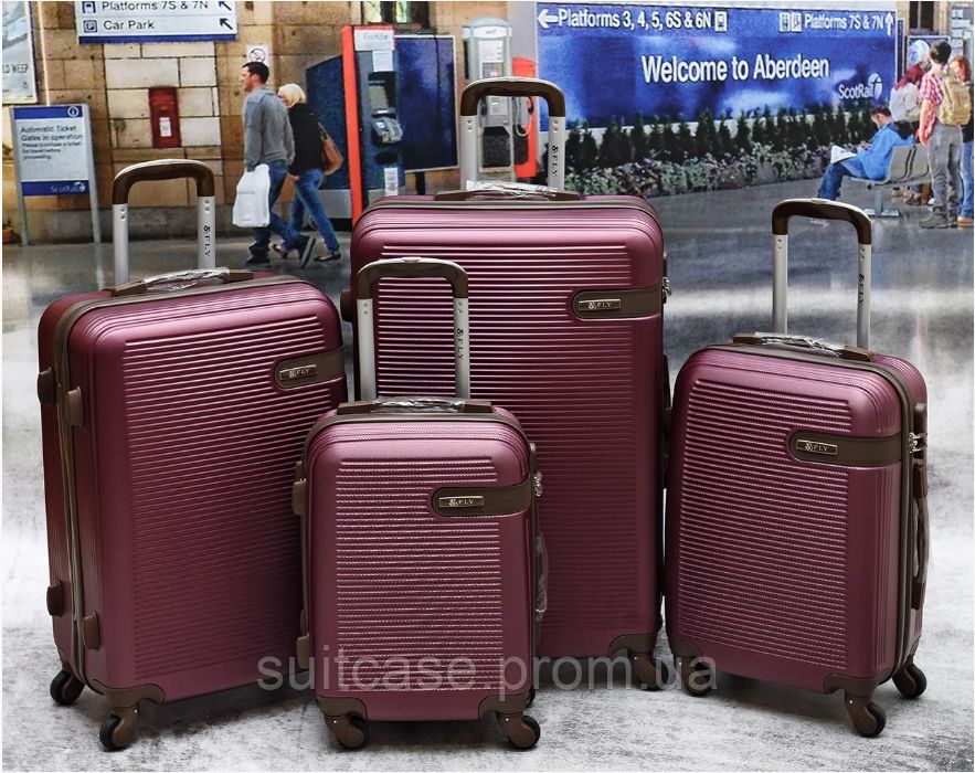 Чемодан ПРОТИВОУДАРНЫЙ валіза Luggage Fly 1101 Польша. от 600 гр