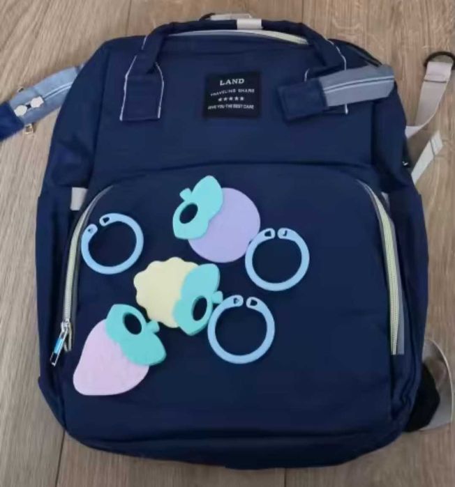 Torba plecak podróżny dla matki, łóżeczko rozkładane turystyczne