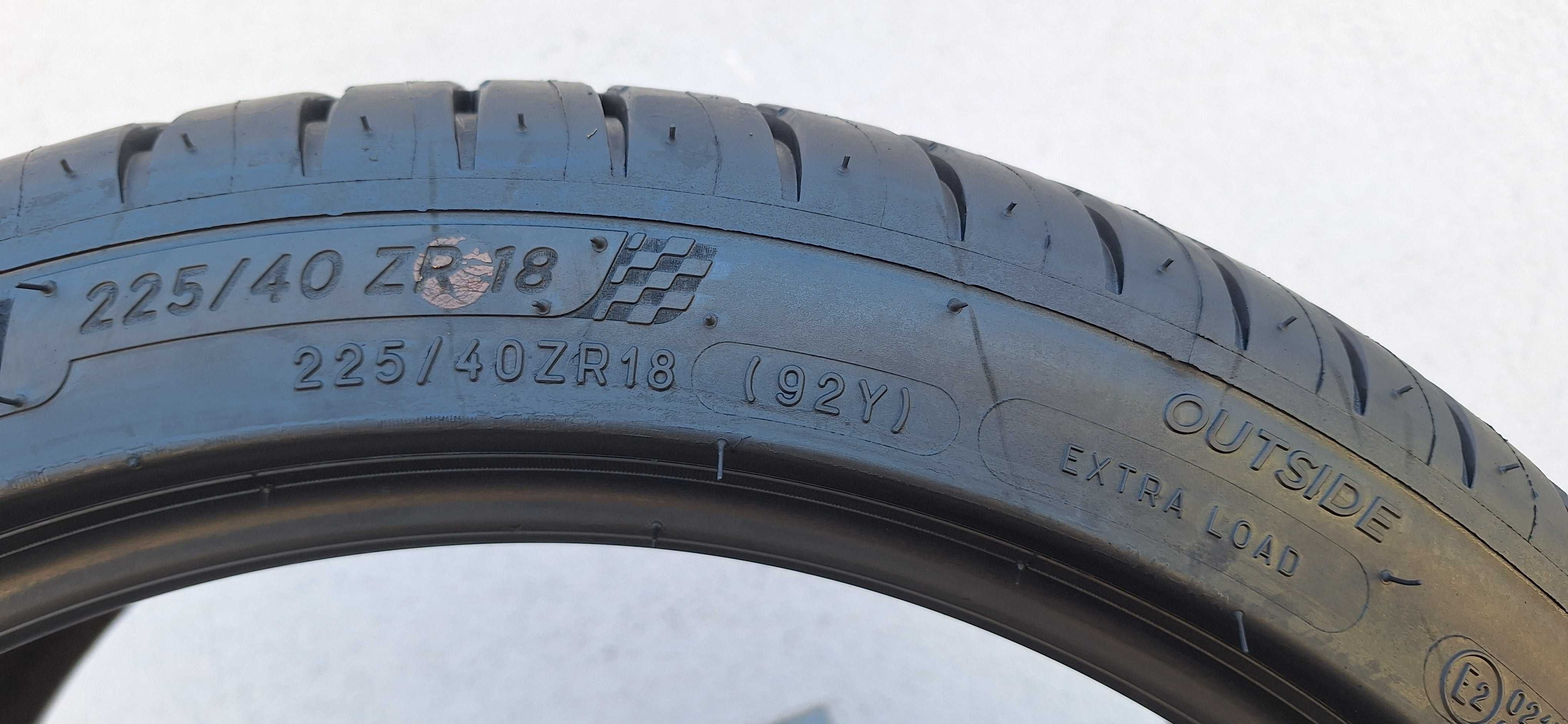 4X NOWE OPONY Letnie 225/40ZR18 Michelin 225/40/18 23r Demo