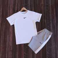 Чоловічий літній костюм Nike шорти + футболка Найк комплект на літо