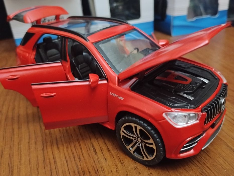 Модель mercedes-benz gle63 Мерс 1:32 Автоэксперт Металл свет звук Джип