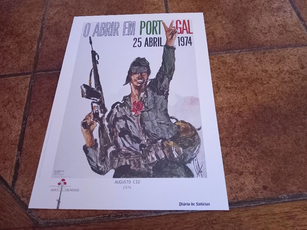 Cartazes de Abril, Armas da Liberdade, jornal Diário Notícias,