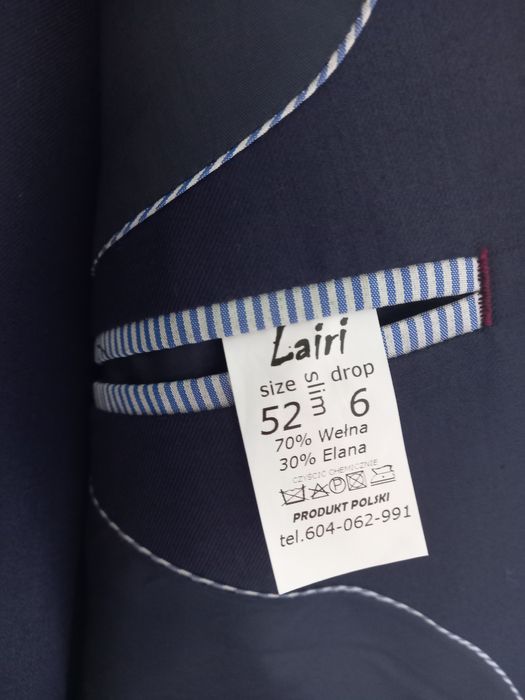 Garnitur meski granat 50/52 176