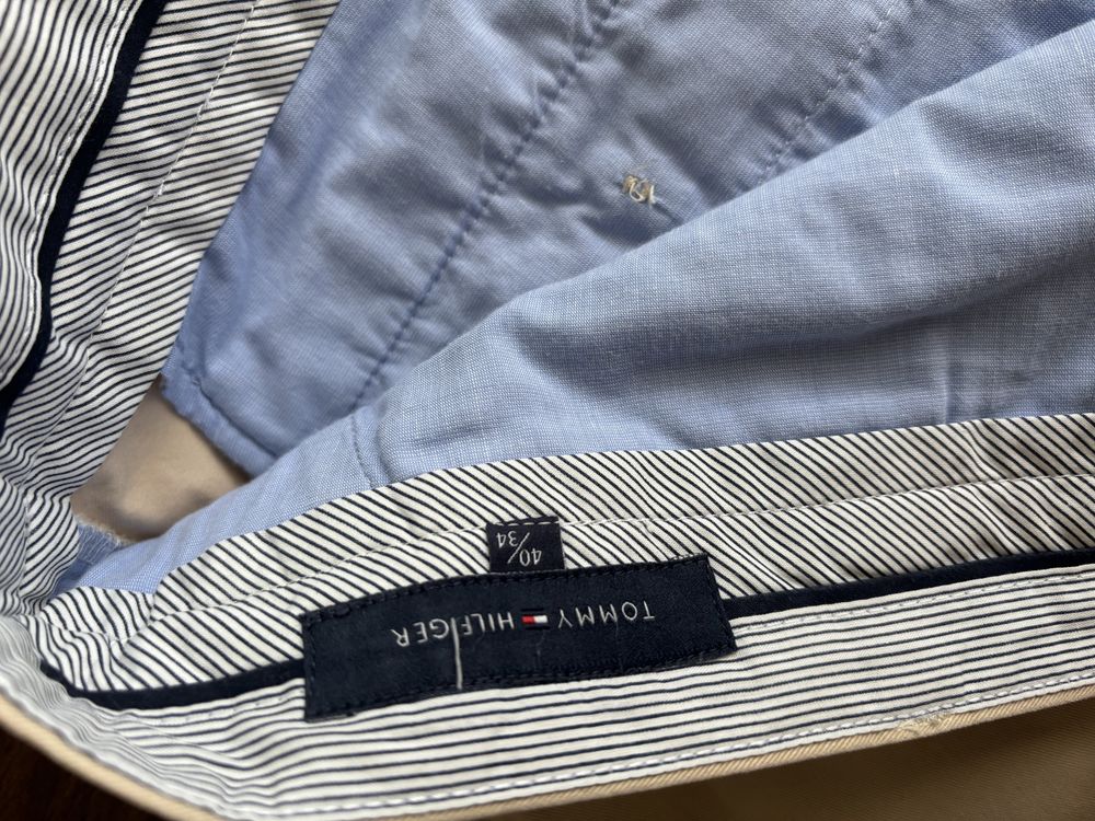 Spodnie Tommy Hilfiger 100% bawełna