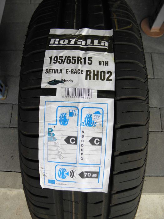 Opona 195/65R15 91H Rotalla Setula E-Race RH02 Nowa 1 szt.