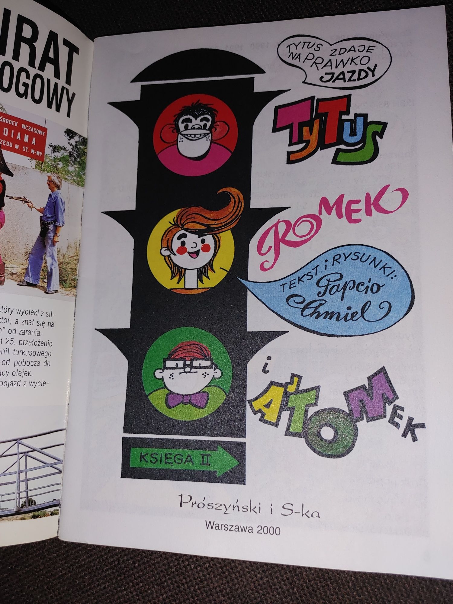 Komiks-Tytus Romek i Atomek księga II wyd.2000 rok