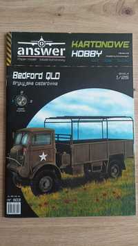 Model kartonowy - Ciężarówka Bedford QLD - Wydawnictwa Answer 503