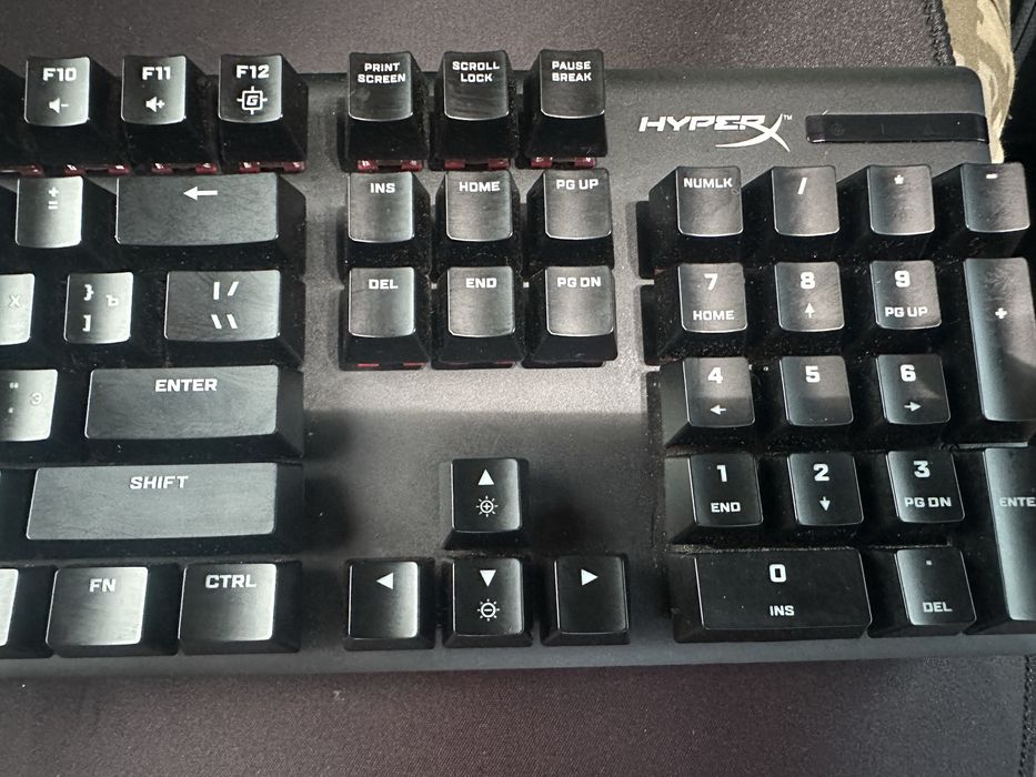 Комплект: Миша + клавіатура Hyper X, Ігровий коврик Hator розмір L