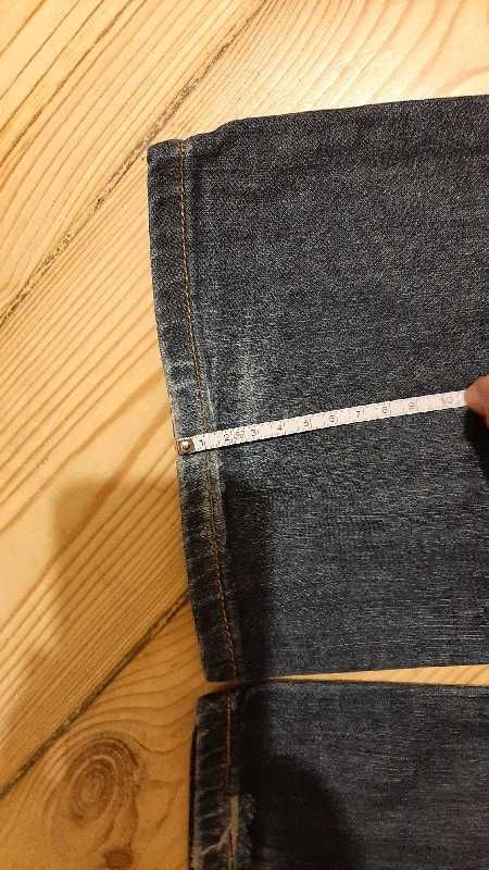 Levis 627 straight fit pas 76 jeansy spodnie