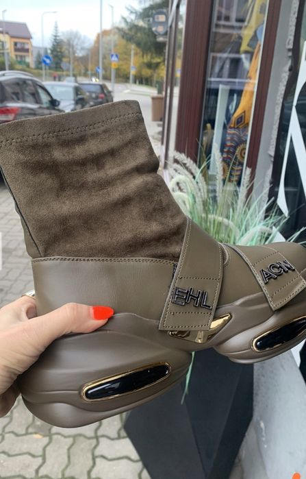 Sneakersy buty Adidasy na koturnie