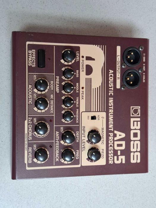 BOSS AD-5 Acoustic Instrument Processor