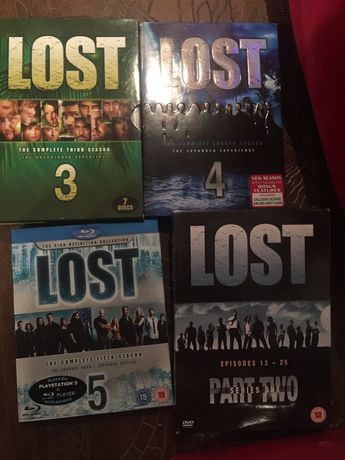 DVD série LOST 1, 3,