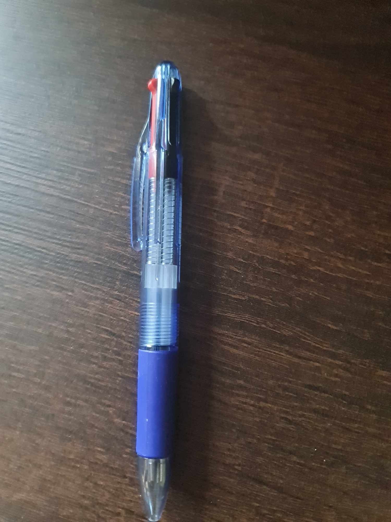 Długopis 4kol czarny/niebieski/zielony/czerwony
