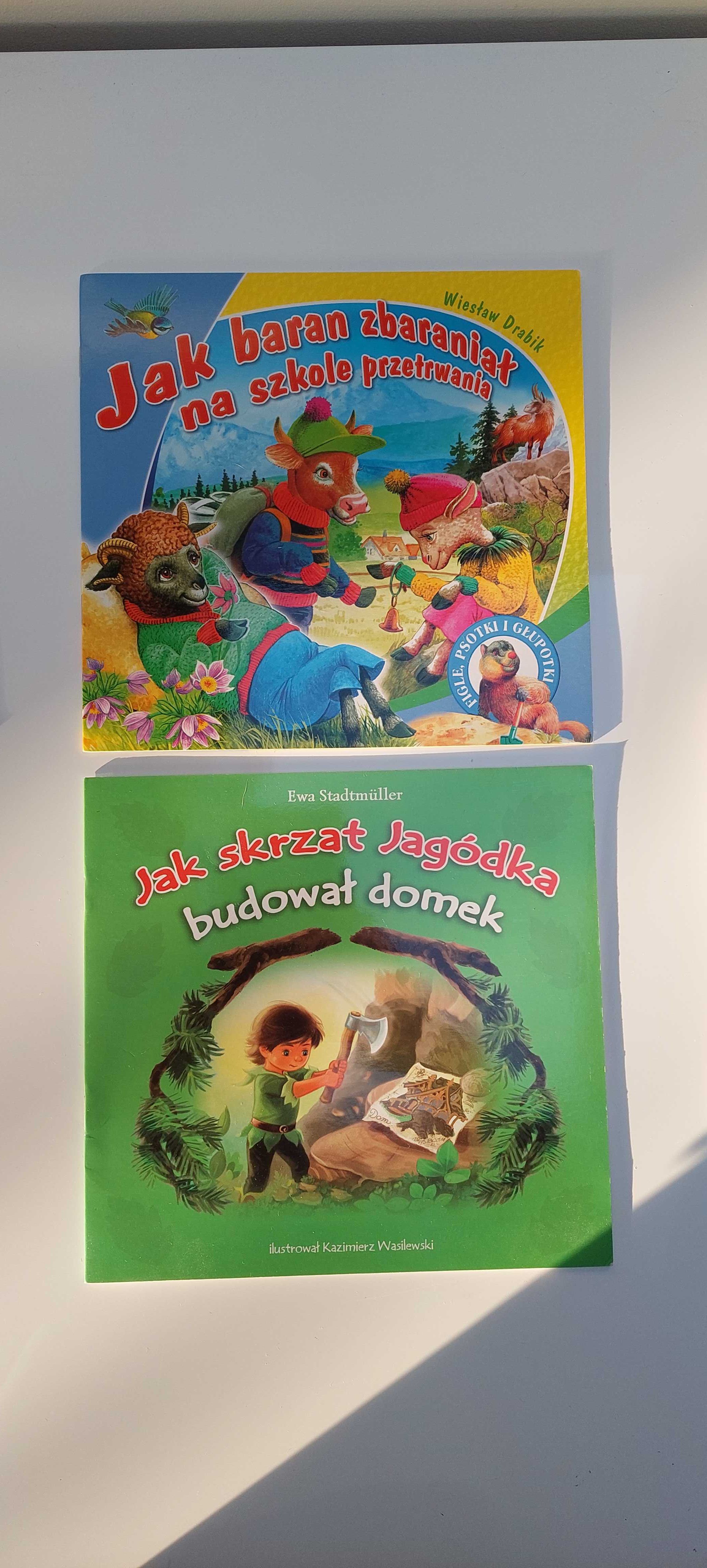 książki dla dzieci 4szt jak nowe, książki powystawowe, prezent