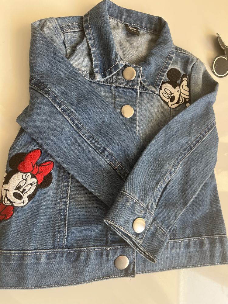 Kurtka jeansowa Myszka Miki Disney nowa