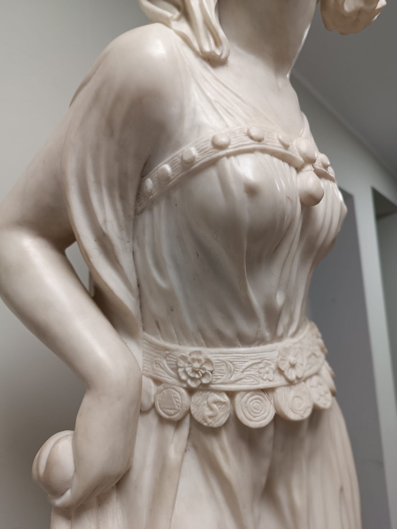 Figura marmur XIX WIEK
