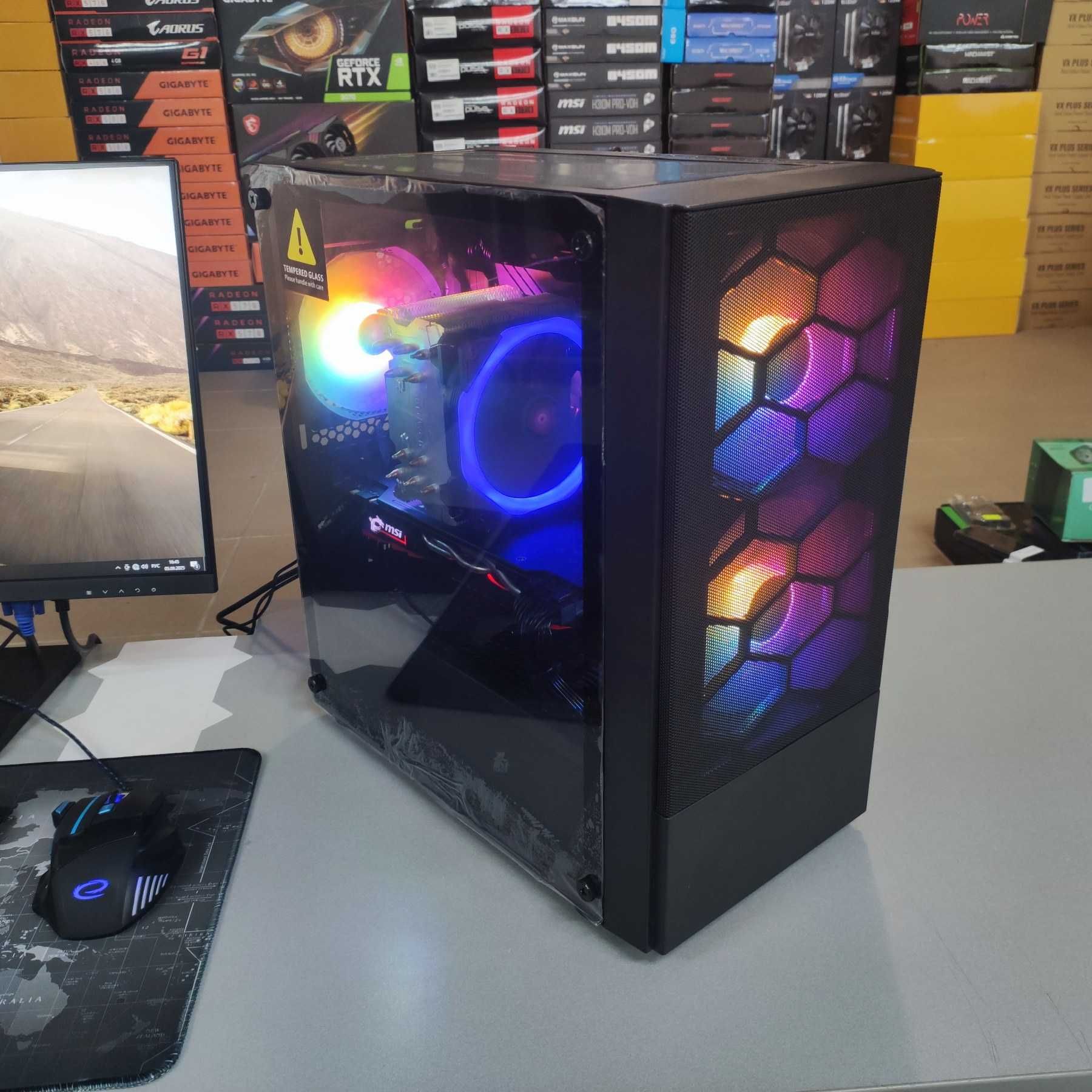 Компютер Intel Core i5-14400f, MSI GTX 1080 8GB, 16GB DDR4, SSD 480GB