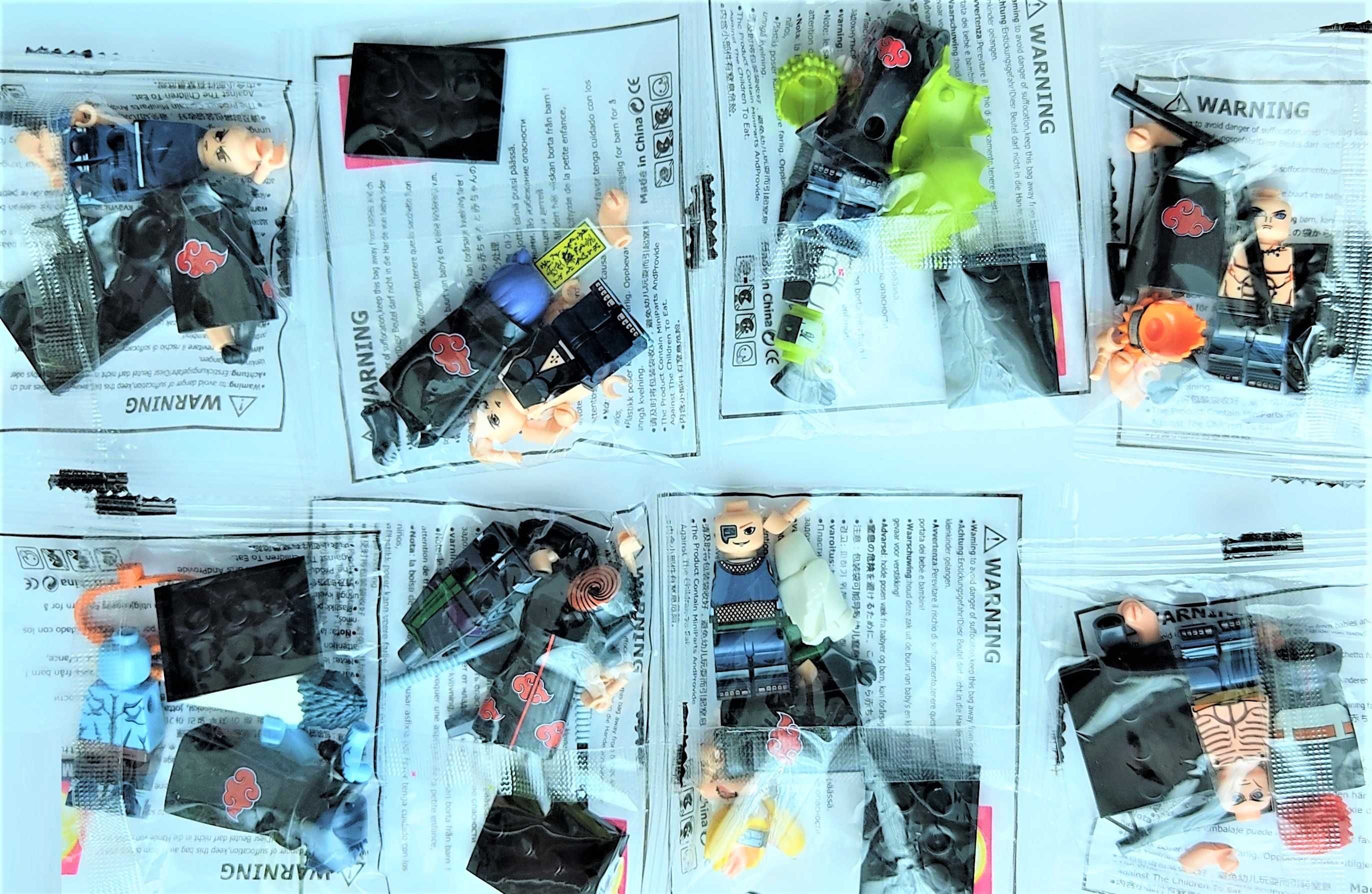 Coleção de bonecos minifiguras Naruto nº10 (compatíveis Lego)