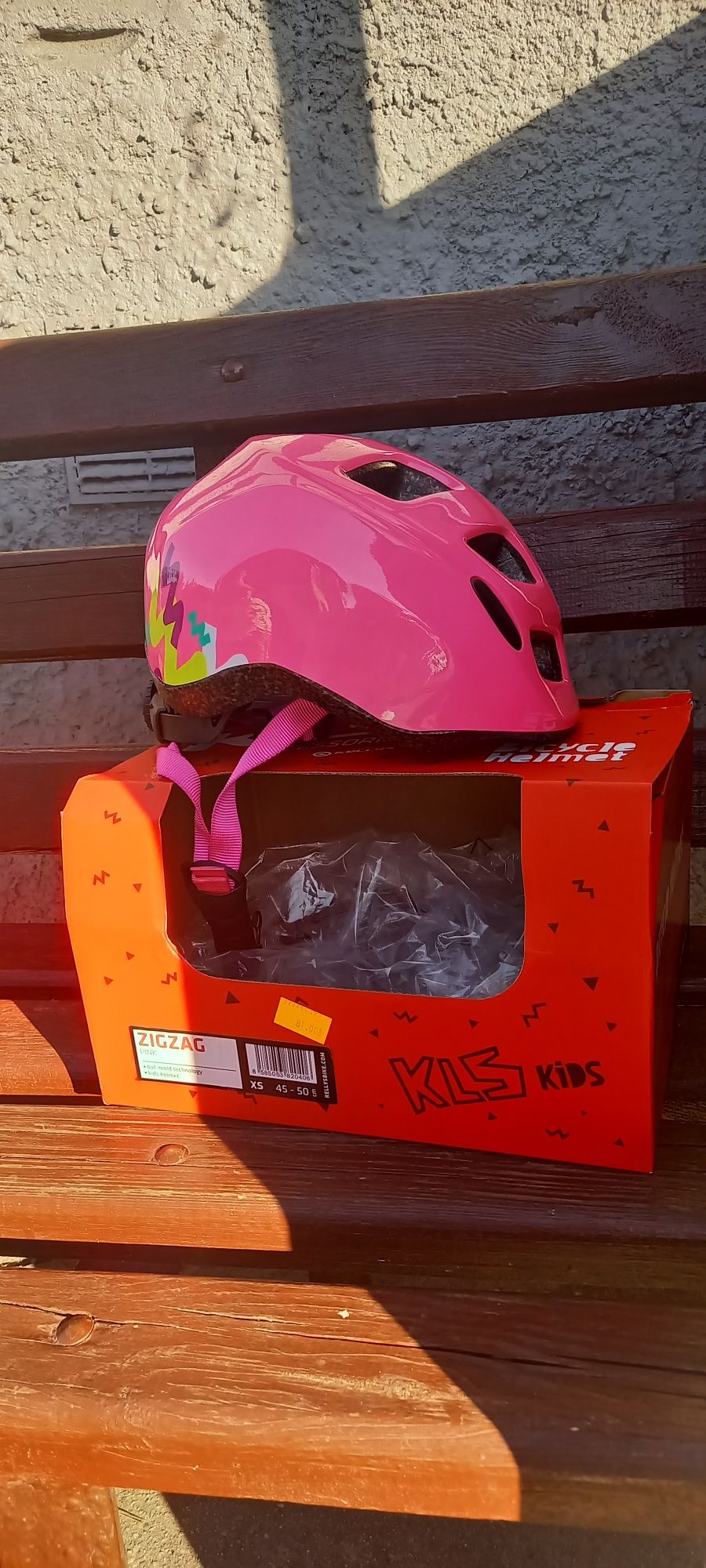 Kask dziecięcy różowy