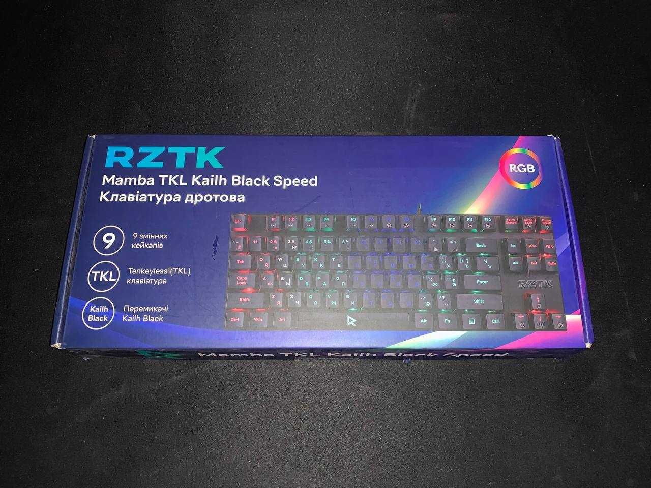 [ГАРАНТІЯ Rozetka] RZTK Mamba TKL Kalih RGB Mechanical