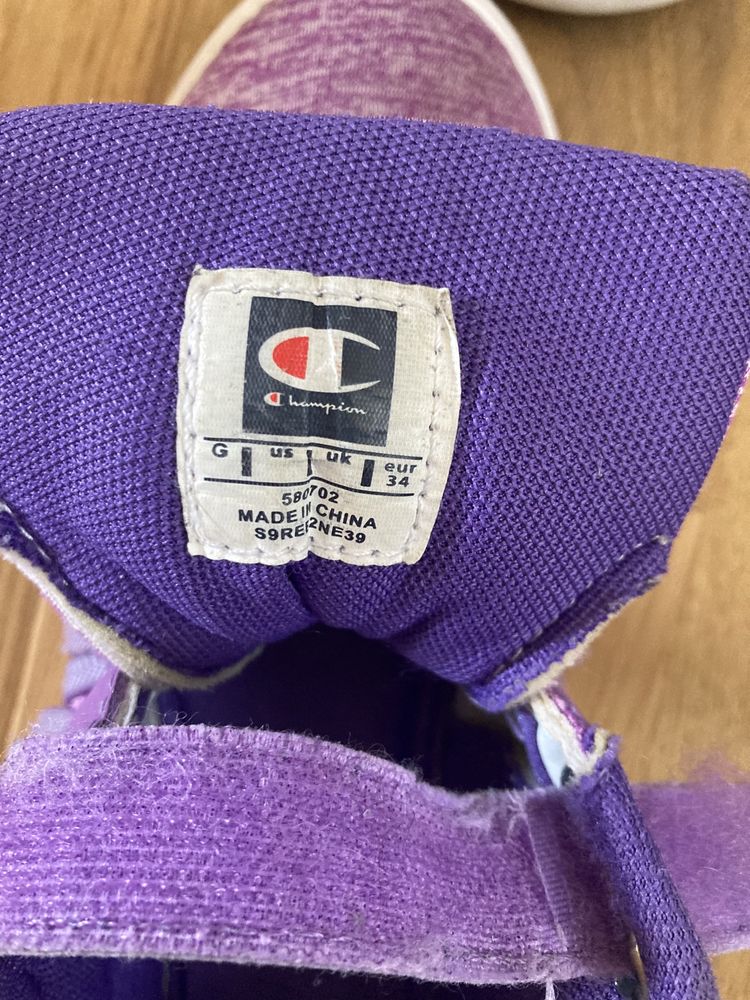 Adidasy na rzepy Champion rozmiar 34