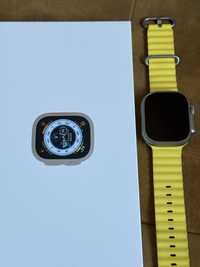 Apple Watch ultra titanium yellow