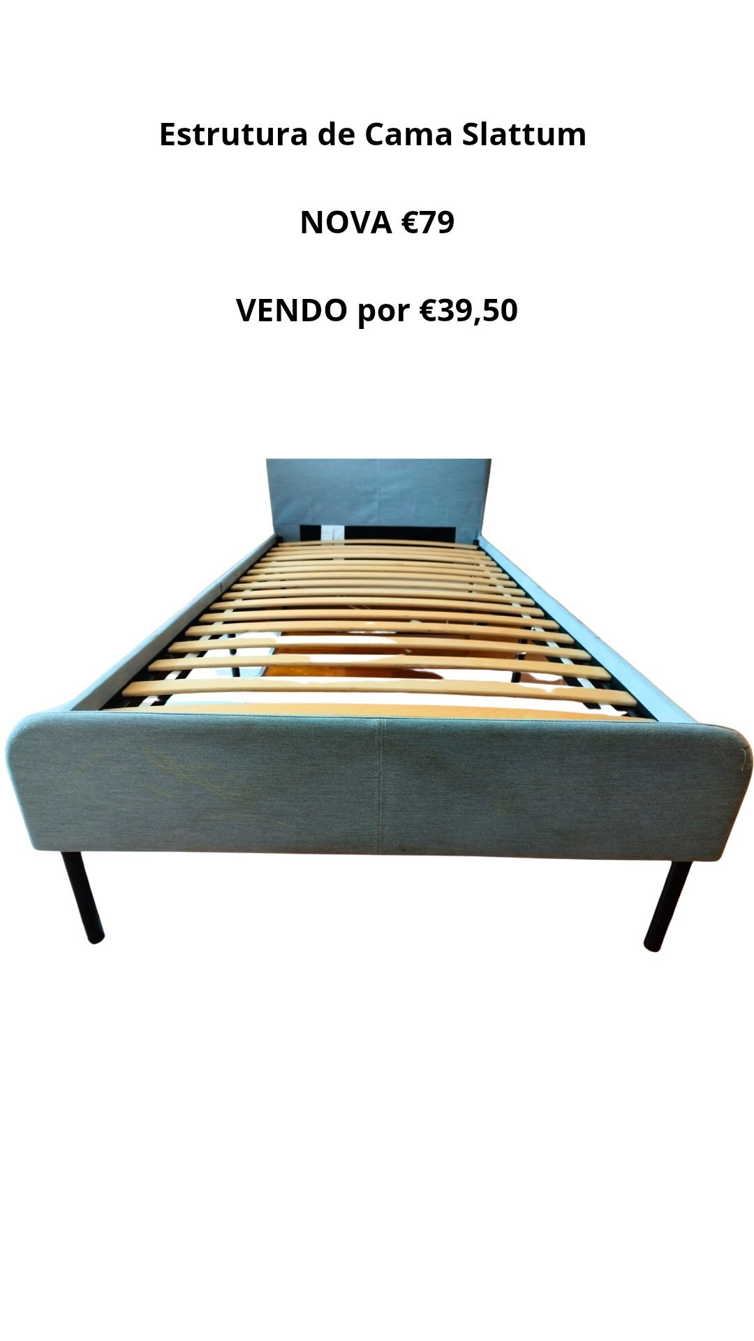 ULTIMA BAIXA DE PREÇO Cama 90x200 com estrado,colchao