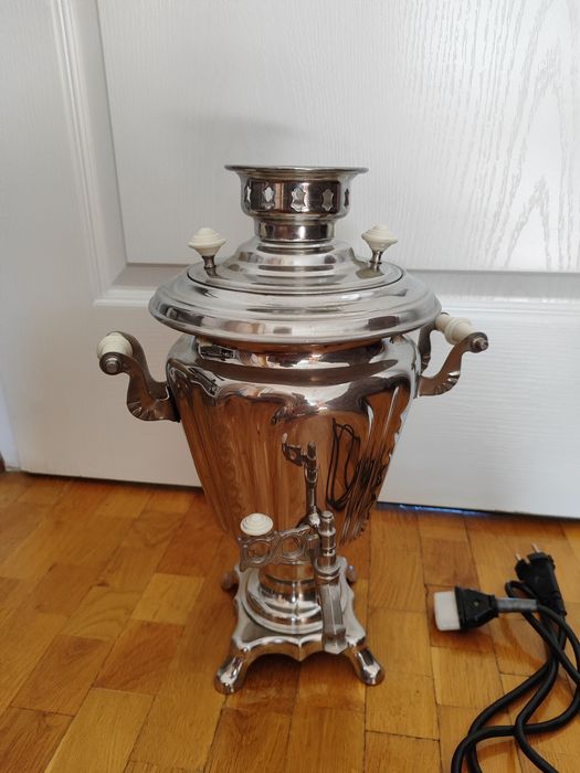 Unikat! Sprawny Radziecki Samowar z 1973 roku wys. 37,5 cm