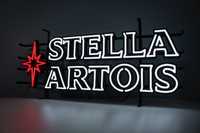 Reclamo luminoso LED marca de cerveja Belga Stella Artois