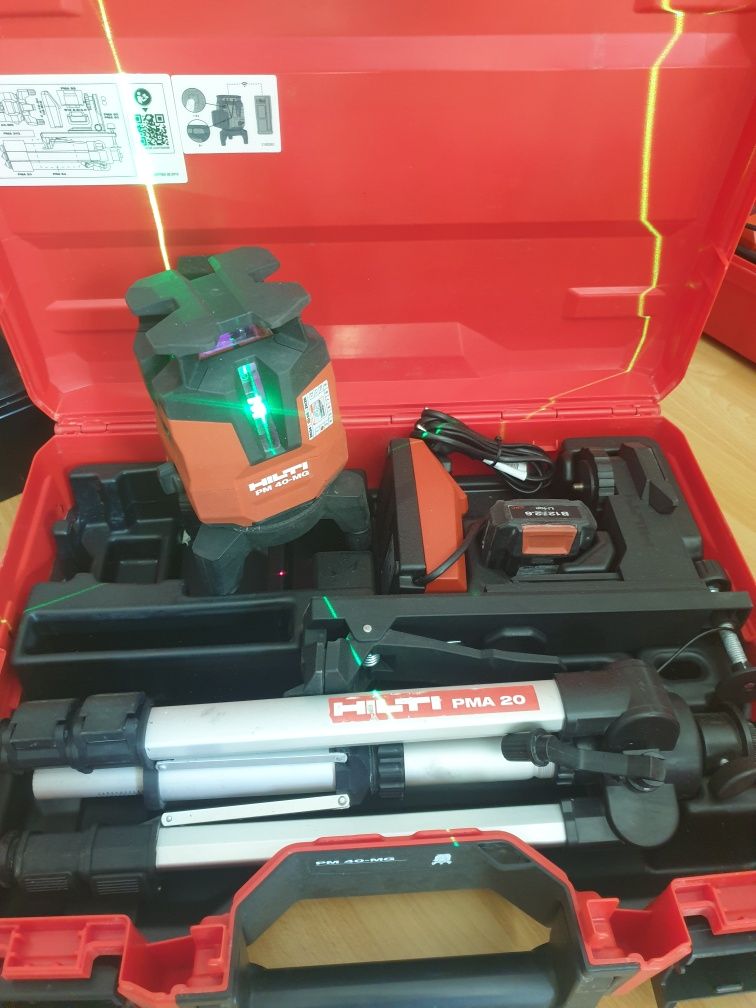 Hilti laser PM 40 -MG nie niwelator zielona wiązka Hilti pm40