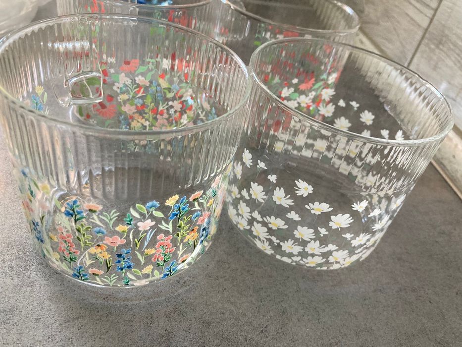 4 szklanki 430 ml cienkie szklo smukee
