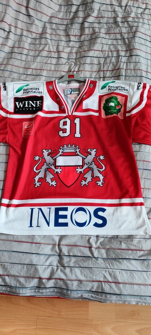 Koszulka hokejowa National Swiss League INEOS nr.91 Setzinger.