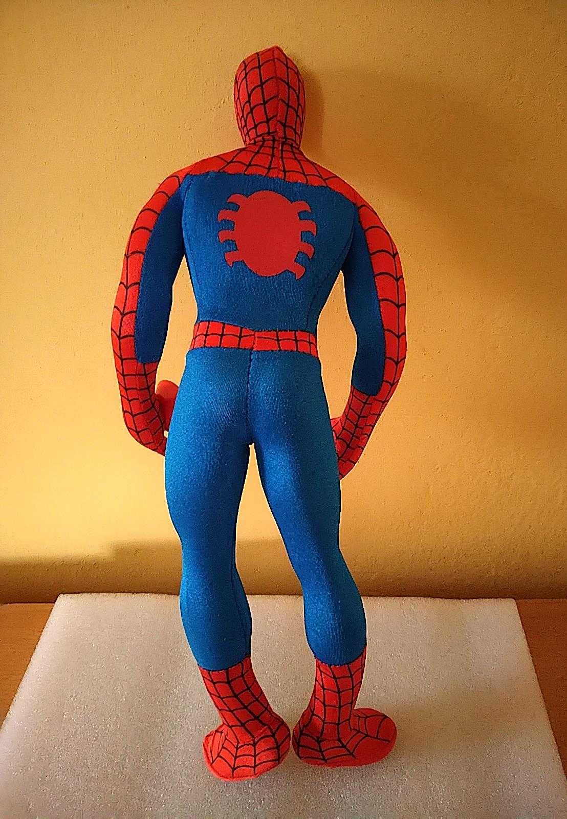 Figurka Spiderman pluszowa 37 cm, vintage Marvel 2002 r.