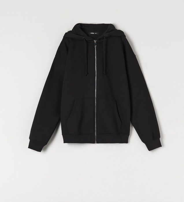 Нова толстовка худі Л-ХЛ-ХХЛ  чорна ХХЛ курточка бомбер на флісі худи