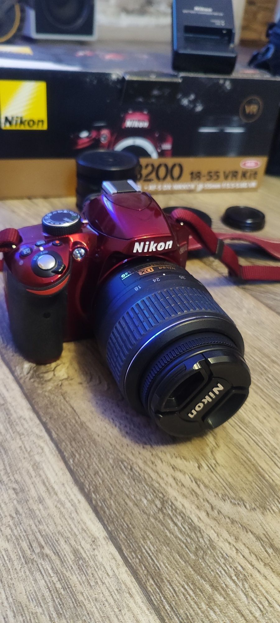 Зеркальный фотоаппарат Nikon d3200+объектив  helios 44-2