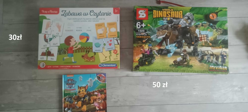 Zabawki, lalki, gry itp