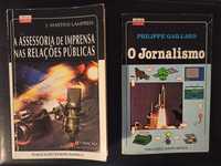 2 livros sobre jornalismo e assessoria de imprensa